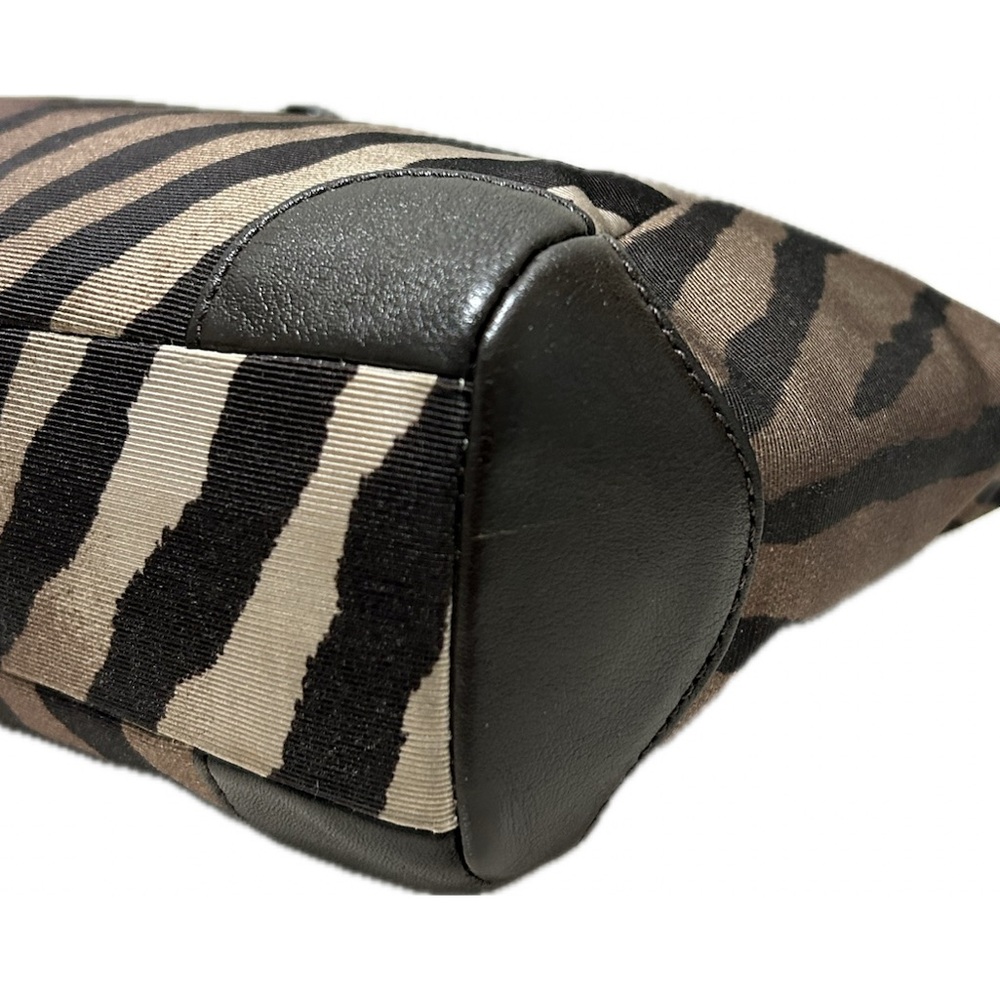 COACH Madison Kelsey Animal Print Jacquard w/Leather Trim Satchel/Crossbody Bag - Picture 8 of 14